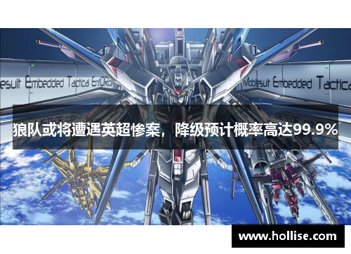 狼队或将遭遇英超惨案，降级预计概率高达99.9%